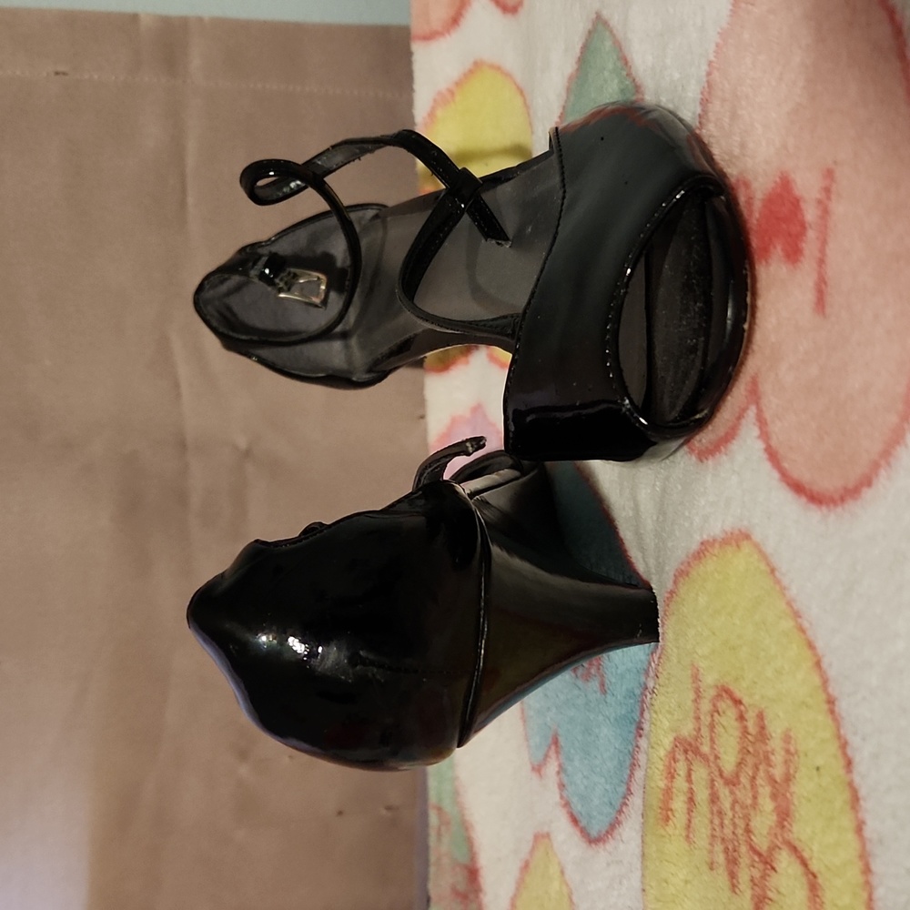 Fioni 💎 Black Kitten heels - Picture 4 of 4
